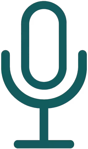 Microphone Icon - Dark Teal 1