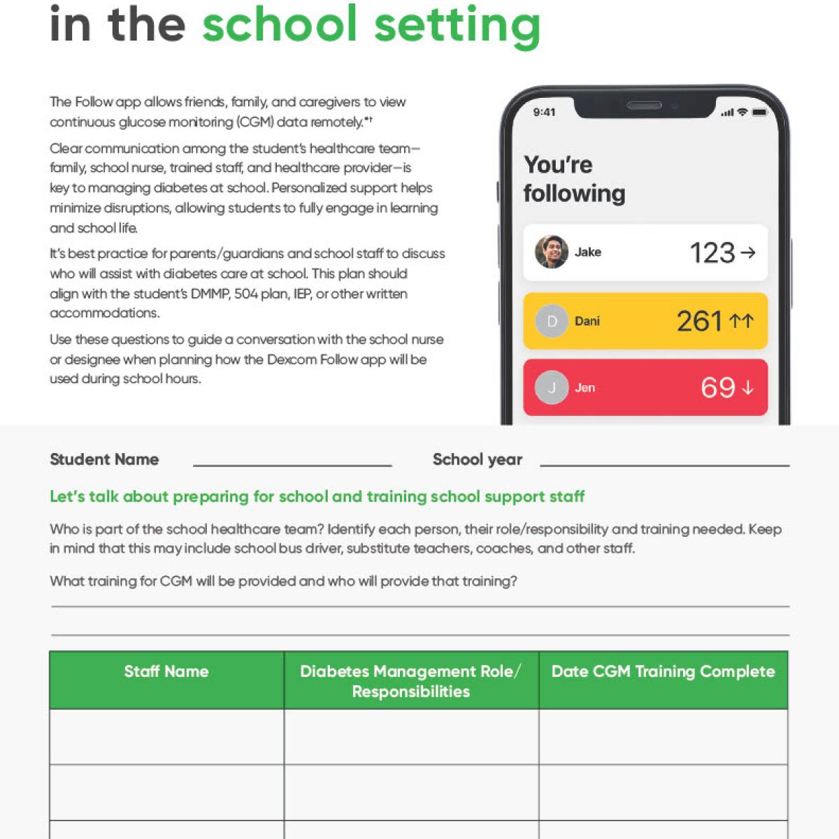 A Follower's Guide for CGM in the School Setting - Preview