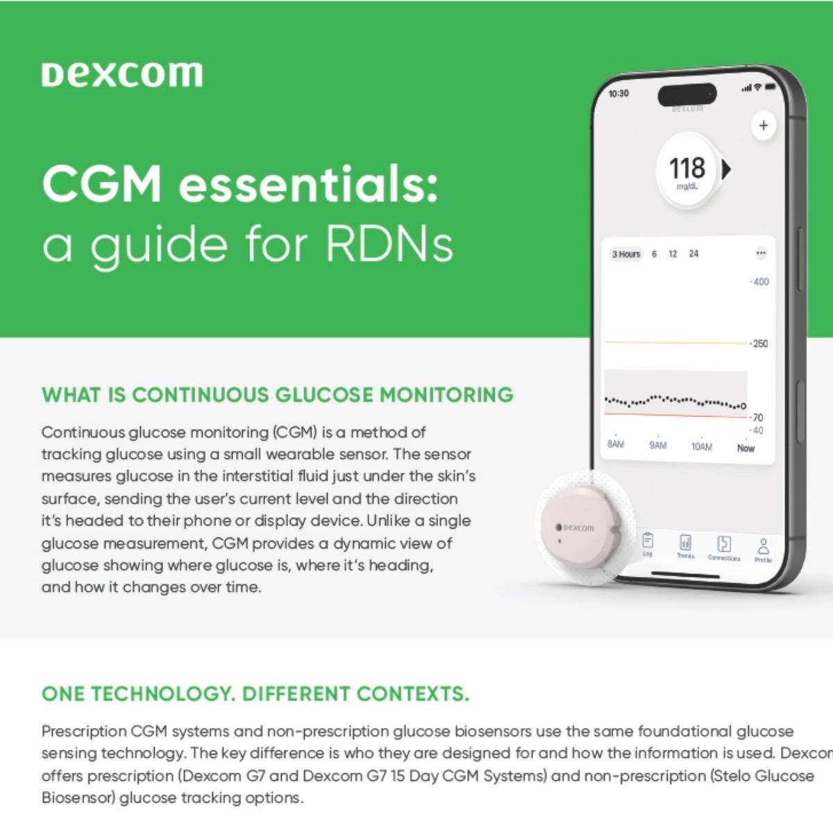 preview of cgm essentials guide