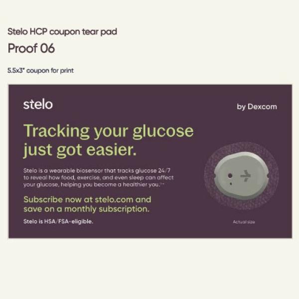 Stelo Printable Coupon Preview